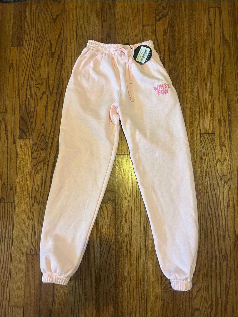 White Fox Boutique Pale Pink Jogger Sweatpants